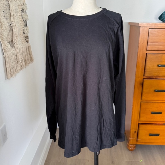 Ariat Black Long Sleeve Shirt with Blue and Gray Flag - Picture 4 of 4